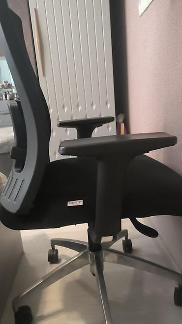 Erqonomik ofis kreslosu – tənzimlənən başlıq və bel dəstəyi, nəfəsalan