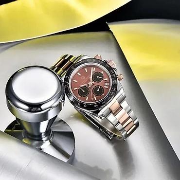 Ručni satovi: PAGANI DESIGN PD-1644 Sport - 40mm -Cokolada- Rolex Daytona Potpuno — 2