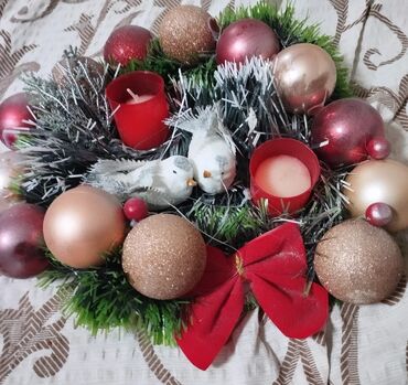 Praznična dekoracija: Jelka, bоја - Šareno, Novo — 6