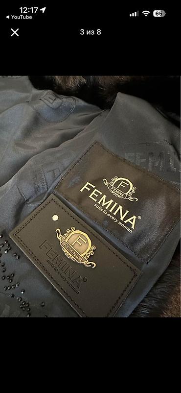 hicab geyim: Qadın kürkü – FEMINA 2 dəfə geyinilib. - Brend: FEMINA (orijinal — 3