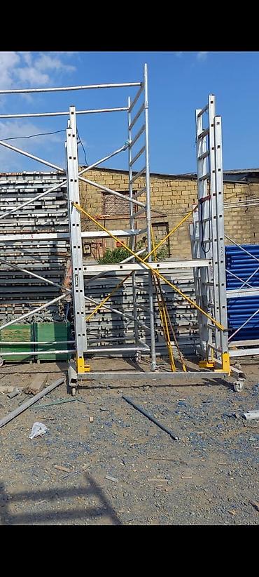 Nərdivanlar: Alüminium mobil iskələ sistemi - Material: yüngül və möhkəm alüminium — 2