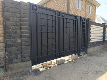 скрытый люк: Распашные ворота Стальные, Новый