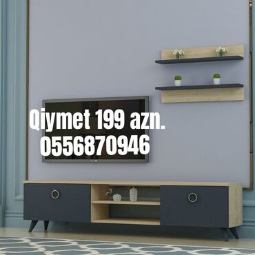Sifarişlə masa və oturacaq dəstləri: Yeni, Düz TV altlığı, Polkalı, Laminat, Azərbaycan