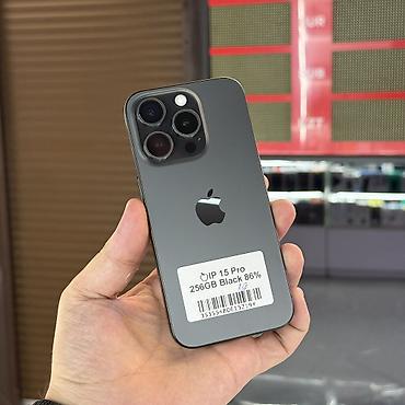 iphone 15 512: IPhone 15 Pro, Б/у, 256 ГБ, Black Titanium, Защитное стекло, 86 % — 2