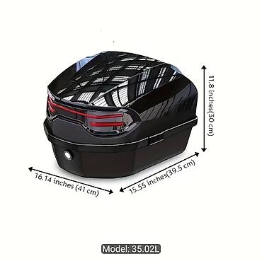 bisage za motor: Nov kofer 35 L za skutere, mopede i motor - Zapremina: 35 litara — 8