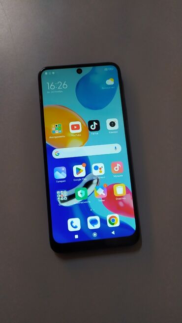 Redmi: Redmi, Redmi Note 11, Б/у, 128 ГБ, цвет - Синий, 2 SIM