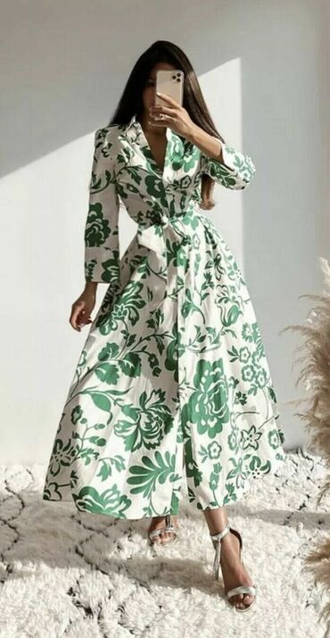 hm ženske haljine: Fashion M (EU 38), color - Green, Short sleeves