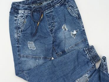 czerwone jeansy h: Jeans for women, SinSay, Size M (EU 38)