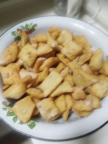 туш эт: Домашние хрустики/хворост кубиками - Свежая домашняя выпечка — 2