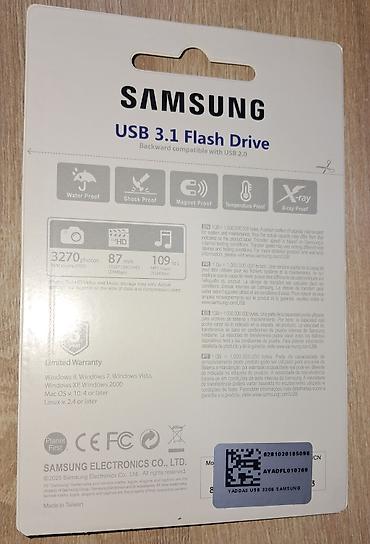 max 3: Flash kart Samsung, 32 GB, USB 3.1, Yeni — 2