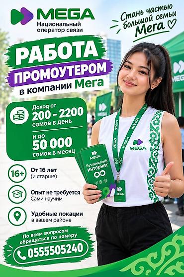 Промоутеры: Требуется Промоутер, Без опыта, Подработка, График: Гибкий график, Официальное трудоустройство — 1