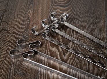 Шампуры: Шампуры для шашлыка и люля-кебаб из нержавеющей стали AISI 430 с at lalafo.kg — 6 Шампуры: Шампуры для шашлыка и люля-кебаб из нержавеющей стали AISI 430 с — 6