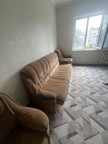 мягкая мебель в рассрочку: Комплект мягкой мебели, цвет - Коричневый