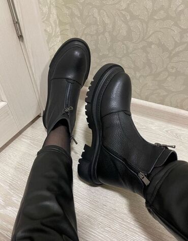 Ботинки и ботильоны: Кожанные ботинки — 5