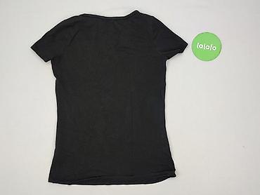 czarne dresy: T-shirt damski, rozmiar S — 3
