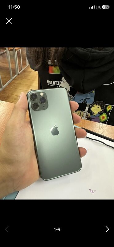 купить айфон 14 про макс китайский: IPhone 11 Pro, Б/у, 64 ГБ, Зеленый, 72 %