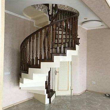 Бетонные лестницы: Изготовление на бетонный лестнице любое сложное проектная киргизская — 7