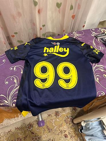 fenerbahce: Fenerbahçe uşaq futbol forması - Rəng: tünd lacivərt (geometrik — 2
