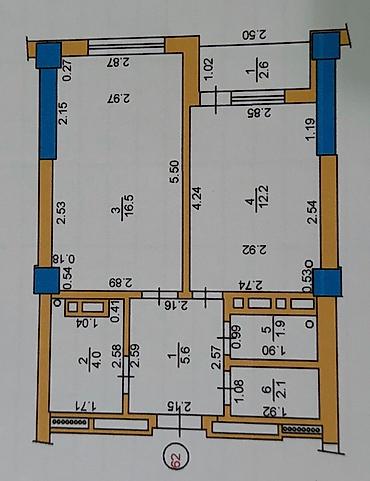 Продажа квартир: 2 комнаты, 45 м², Элитка, 7 этаж, Евроремонт — 16