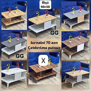 Sifarişlə ev mebeli: Düz masa, Açılmayan, Təkərsiz, Teksturalı laminat, Zəmanətsiz, Pulsuz quraşdırılma — 1