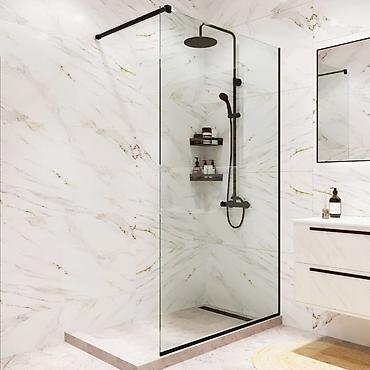 Душевые перегородки и ограждения: 🚿 Душевые перегородки из стекла Бишкек | Стеклянные душевые кабины | — 13