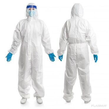 защитные медицинские костюмы: Комбинезон медицинская большой размер есть количество Комб дышащий