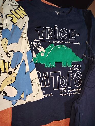 Paketi dečije odeće: Paket garderobe za decaka Vel 104-110 Ocuvano 4 majce dug rukav 11 na lalafo.rs — 11 Paketi dečije odeće: Paket garderobe za decaka Vel 104-110 Ocuvano 4 majce dug rukav 11 — 11