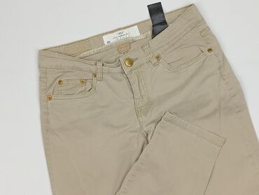 Women's Pants: H&M L.O.G.G., Material trousers for women, size M