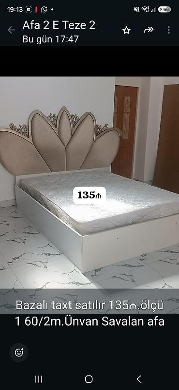 Bazalı taxt - Ölçü: 1.60 m x 2.00 m - Başlıq dizaynı: dekorativ lalafo.az -da Bazalı taxt - Ölçü: 1.60 m x 2.00 m - Başlıq dizaynı: dekorativ