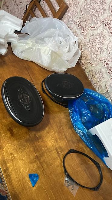 sanba: Pioneer oval 750w akustikası – 2 ədəd dinamik dəsti (2 gün işlənib — 1