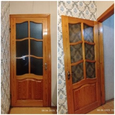 Otaq qapıları: ✔️55 man(Əhmədli). 5 ədəd qapı satilir. 3 ədədinin ölçüsü 200/85 sm