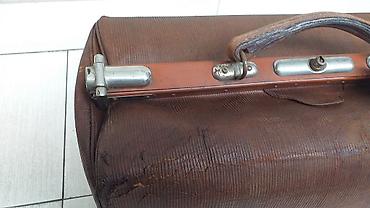 Ostali predmeti za umetnost i kolekcionarstvo: Obijačke tašne model "Alo Bing kako brat" Kožna tašna starinski model — 7