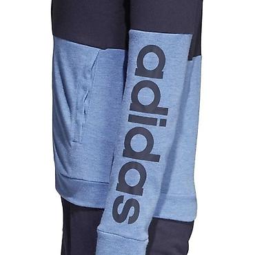 polis idman geyimi: Adidas qadın idman dəsti – kapüşonlu üst və şalvardan ibarət. - — 3