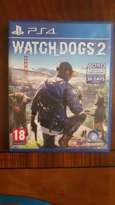 PS4 (Sony Playstation 4): Watch Dogs 2. Disk ideal veziyyetdedir