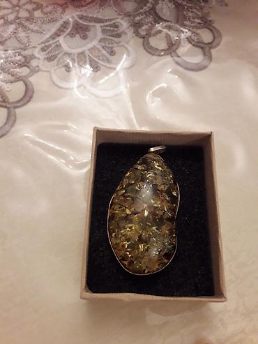 mojet bit parfum: Qədim üslublu böyük asma kulon - Material: şəffaf polimer/qatran — 6