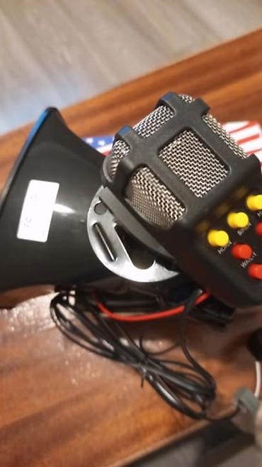 polis mikrofon: Elektron Səs Siqnalı (Electronic Horn) – səsgücləndirici megafon tipli — 2