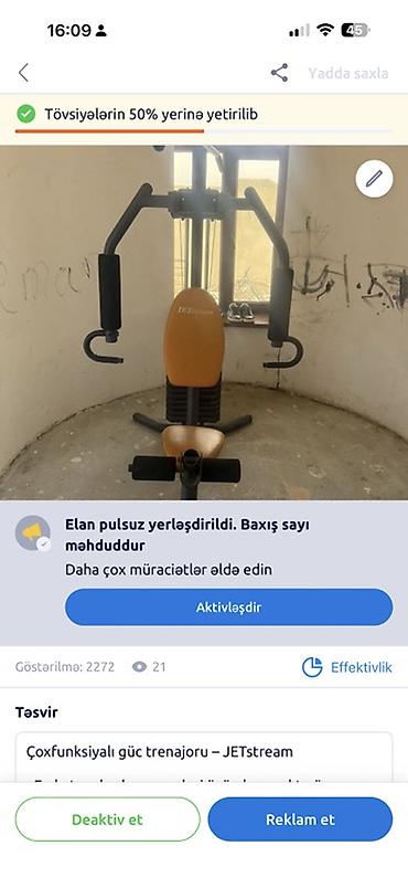 3 tekerli velosiped type 1: Çoxfunksiyalı güc trenajoru – JETstream - Üst bədən məşqləri üçün — 1
