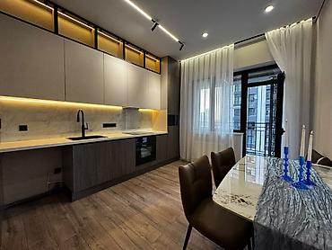 Продажа квартир: 2 комнаты, 55 м², Асанбай мкр Элитка, 5 этаж, Дизайнерский ремонт — 5