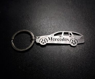 mercedes 123: Брелок Mercedes Bens C-class универсал Наржавейка, сталь 2мм в толщину