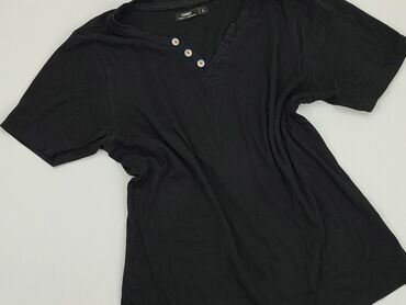 bluzki z dekoltem w serek hm: T-shirt, Carry, L, stan - Dobry