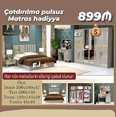 Yataq otağı dəsti rəng seçimi var lalafo.az -da Yataq otağı dəsti rəng seçimi var