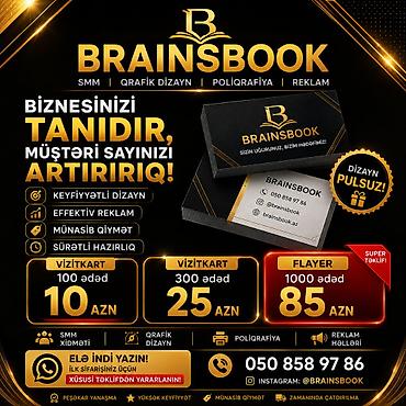 KAMPANİYALARIMIZ DAVAM EDİR! 🪪 Vizitkart Kampaniyası 💳 100 ədəd – 10 — 1