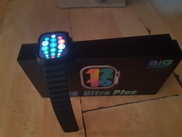 Smart saatlar: Yeni, Smart saat, Smart, Sensor ekran, rəng - Qara