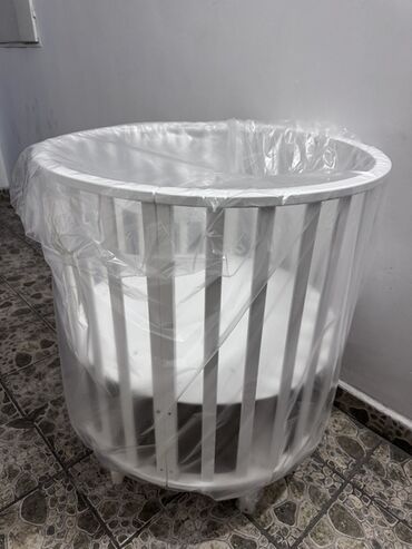 раскладная детская кровать: Балдар үчүн трансформер керебет, Жаңы, Башка түрү, түсү - Ак