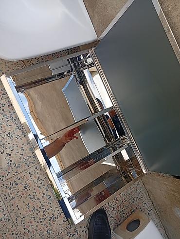 hamam xoncasi: Banyo dəsti – lavabo, kran, güzgülü asma şkaf və ayaq sifonu örtüyü - — 3