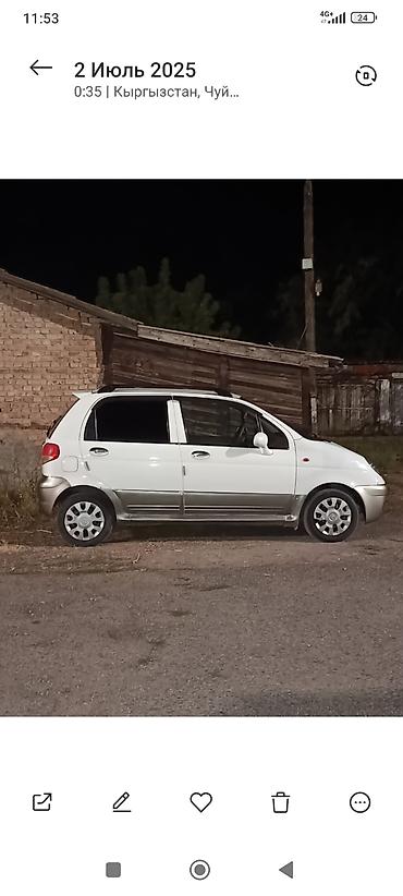 Транспорт: Daewoo Matiz: 2003 г., 0.8 л, Автомат, Бензин, Хэтчбэк — 2