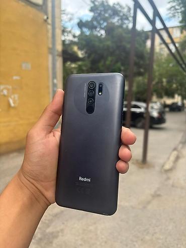 redmi 5 plus: Redmi 9, 64 GB, rəng - Qara, Face ID, Sensor, Barmaq izi — 1