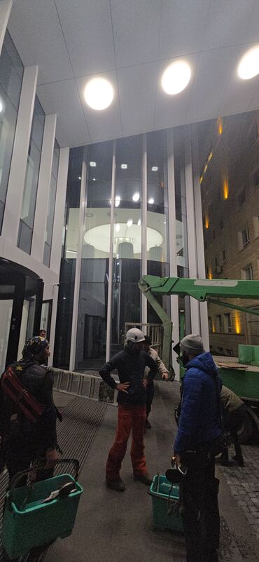 Digər tikinti xidmətləri: Alpinist üsulla əl çatmaz yerlərdə və istənilən hündürlükdə fasad — 1