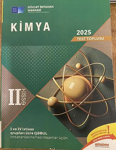 Testlər: Məhsul: DİM 2025 Test Topluları – Kimya və Riyaziyyat (I və II — 2