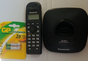 telefon qabı: Stasionar telefon Panasonic, Simsiz, İşlənmiş, Ünvandan götürmə, Pulsuz çatdırılma